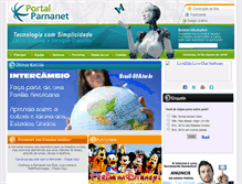 Tablet Screenshot of parnanet.com.br